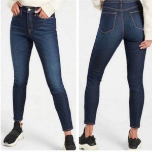 Athleta Sculptek Skinny Jeans Dark Wash Size 0